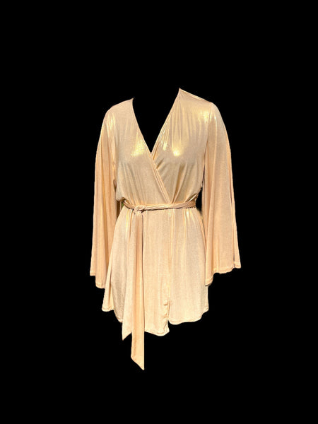 Kimono in Liquid Gold