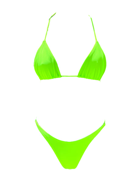 Brazilian Bikini in Lime