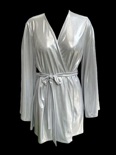 Kimono in Liquid Silver