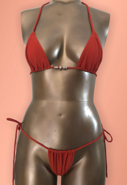 Skinny Dip Bikini in Rust - sold out